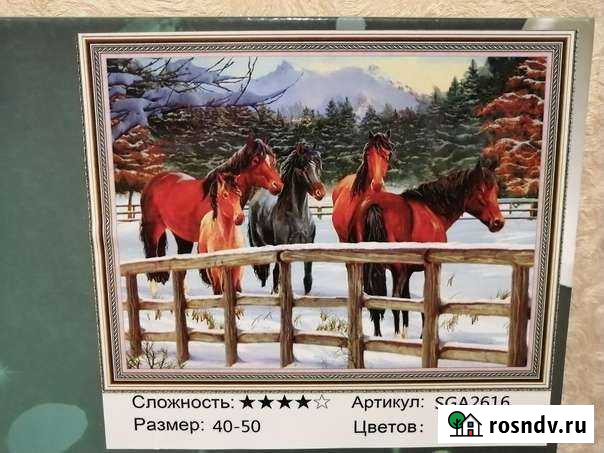 Алмазная мозаика. Лошади Тамбов - изображение 1