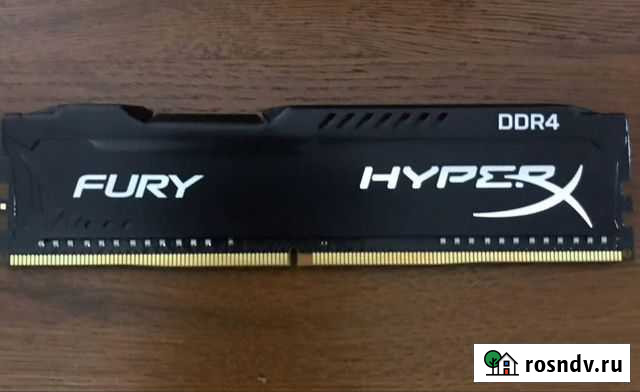 Kingston HyperX Fury Black 8 гб 2400 MHz Красноярск - изображение 1