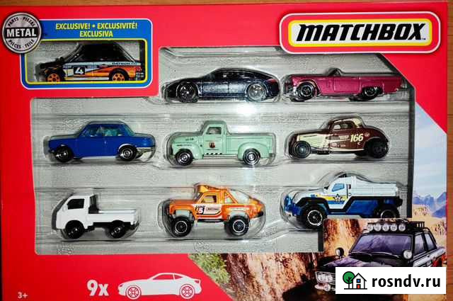 Набор машинок matchbox 9шт Санкт-Петербург - изображение 1