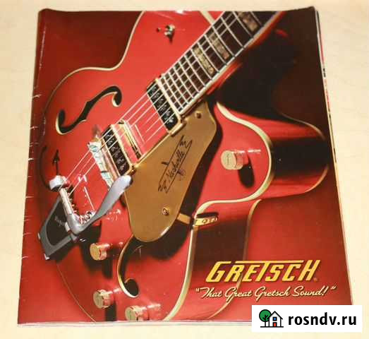 Проспект-каталог гитар фирмы Gretsch Москва - изображение 1
