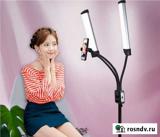 Двойная лампа для фото и видео Краснодар - изображение 1