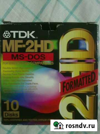 Дискета MF-2HD TDK Чернушка - изображение 1