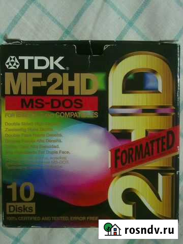 Дискета MF-2HD TDK Чернушка - изображение 1