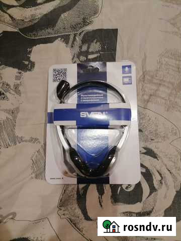 Наушники компьютерные с микрофоном (новые) Сафоново - изображение 1