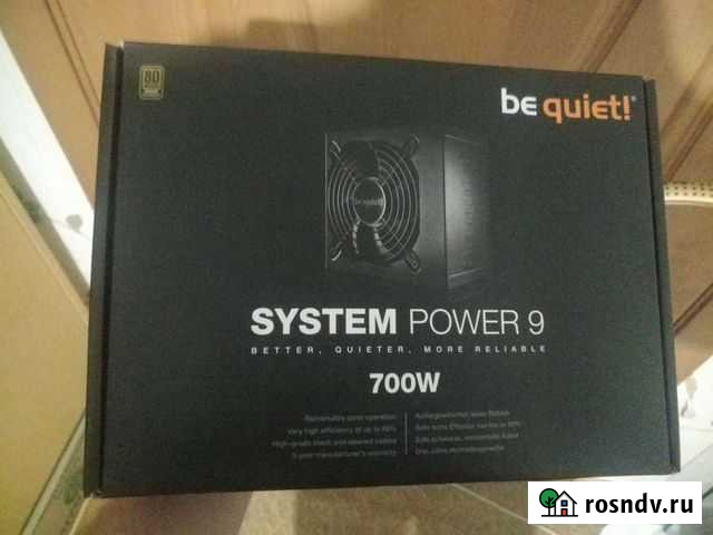Новый блок питания Be Quiet system power 9 700w Пенза - изображение 1
