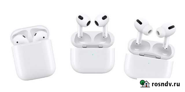 Наушники Airpods Apple Беспроводные Гарантия Владимир - изображение 1