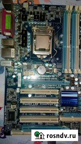 Связка gigabyte p55 + x3450 + 12gb Воронеж - изображение 1