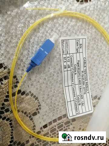 Патч-корд оптический SC/UPC Омск - изображение 1