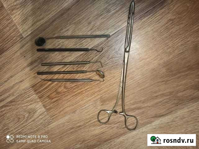 Ножницы,зеркало,стоматология Новосибирск - изображение 1