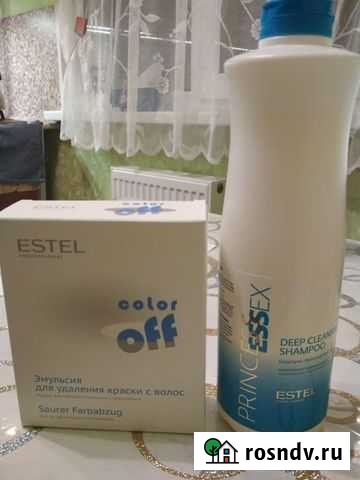 Cмывка для удаления краски и шампунь Estel Яблоновский - изображение 1