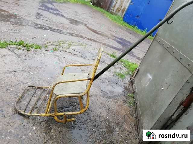 Советская двухколесная прогулочная коляска 50-60 г Абакан - изображение 1