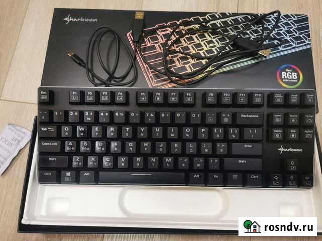 Клавиатура Sharkoon PureWriter TKL RGB (Kailh Red) Сургут - изображение 1
