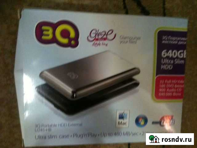 Продаю Жесткий диск 3Q Silver 640 GB Астрахань - изображение 1