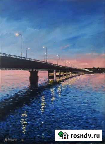 Картина маслом на холсте Саратов - изображение 1