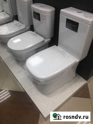 Напольный фарфоровый унитаз Новосибирск - изображение 1