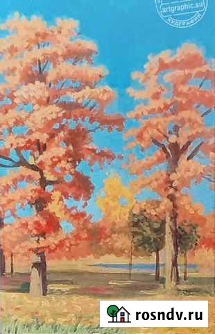 Картина маслом Осень Липецк - изображение 1