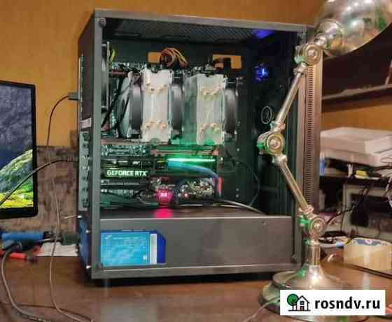 24ядра/48потоков/ram64gb/ssd512Gb рабочий/ сервер Казань