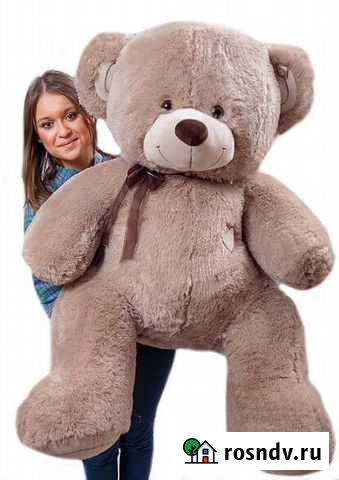 Плюшевый мишка Томас 150 см (кофейный) Тосно - изображение 1