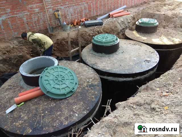 Сливная яма под ключ. Жби кольца Астрахань - изображение 1