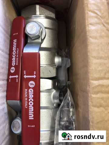 Кран шаровой Giacomini со спускником Ду40 Москва - изображение 1