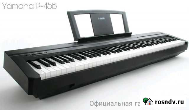 Цифровое пианино Yamaha P-45B Hoвoe Москва - изображение 1