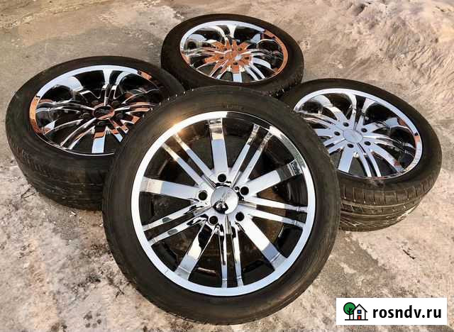305/40/22 Хром Колеса Tundra,Cruiser и тд Черногорск - изображение 1