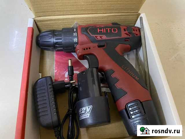 Аккумуляторная дрель hito CD1201-1(2акб) (пр64) Курган - изображение 1