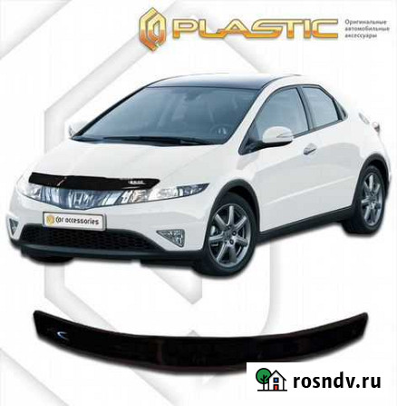 Дефлектор капота Honda Civic 5D 07-12 Томск - изображение 1