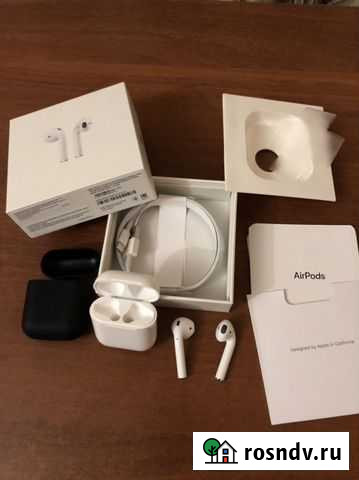 Наушники airpods 2 оригинал Калуга - изображение 1