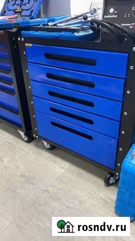Тележка инструментальная, 6 ящ, синяя Уфа - изображение 1