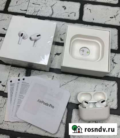 Наушники AirPods Pro (Full Lux) + Чехол Тула - изображение 1