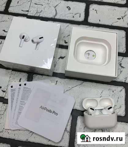 Наушники AirPods Pro (Full Lux) + Чехол Тула - изображение 1