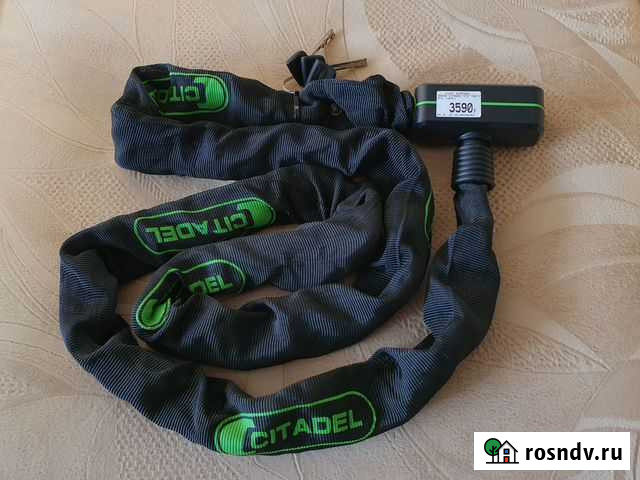 Новый вело мото замок цепь блокиратор Citadel Калининград - изображение 1