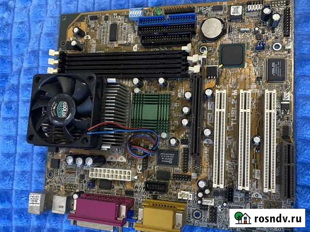 Материнская плата asus tusl2-M Socket370 ретро Санкт-Петербург - изображение 1