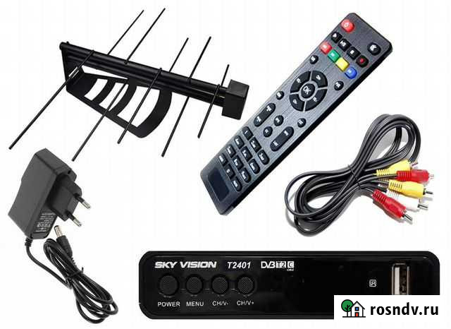 Цифровое тв на 20 каналов (комплект с антенной) Пермь - изображение 1