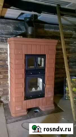Печькамин с духовкой Каминопечь Отопление коттеджа Уфа - изображение 1