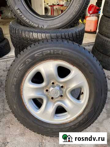 Японский ориг. диск и резина Maxxi 215/70/16 Курск - изображение 1