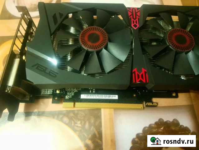 Видеокарта strix r7 370 4 gb 256b Новосибирск - изображение 1