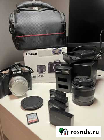 Canon eos m50 kit Мурино - изображение 1