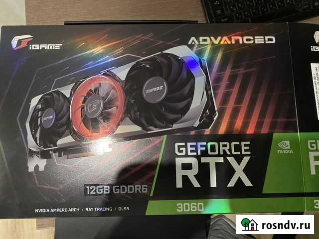 Видеокарта RTX 3060 Colorfull гарантия 22 месяца Череповец - изображение 1