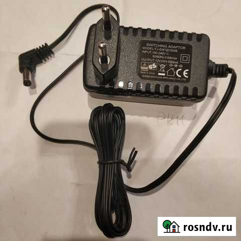 Блок питания (адаптер) 12в 1,5А Москва - изображение 1