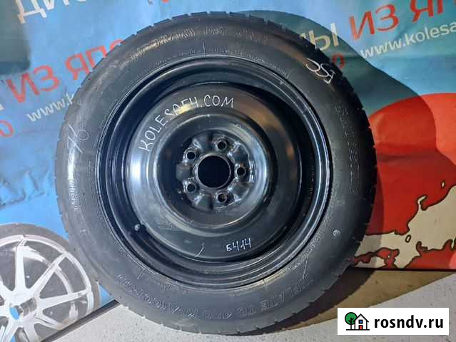 Запасное колесо (банан) Mazda 155/80R17 из Японии Новосибирск - изображение 1