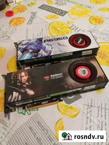 Видеокарта HD 6950(2Gb) рабочая Москва - изображение 1