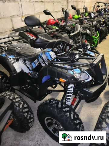 Квадроцикл Grizzly 200 New, синий Челябинск - изображение 1