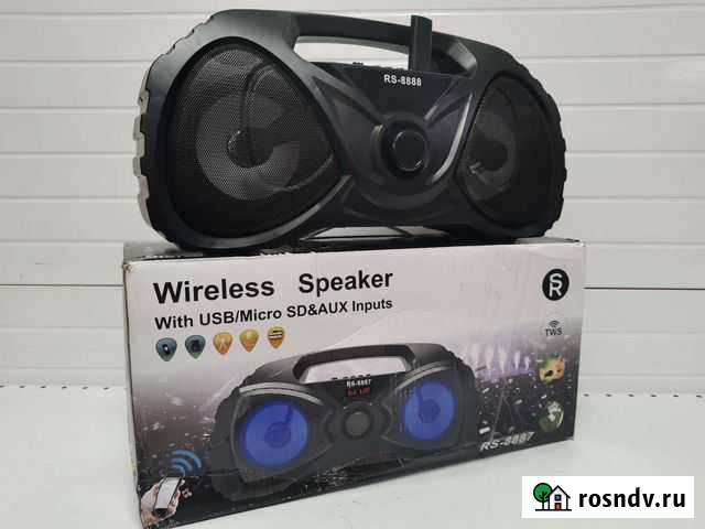 Колонка Wireless Speaker RS-8888 26 Иркутск - изображение 1