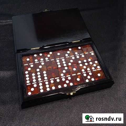 Домино Герб РФ из янтаря Московский - изображение 1