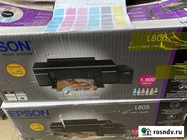 Принтер Epson L805 пробег 150лисов в коробке Уфа - изображение 1