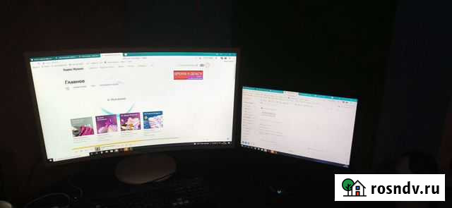 Изогнутый монитор Samsung 32 Санкт-Петербург - изображение 1