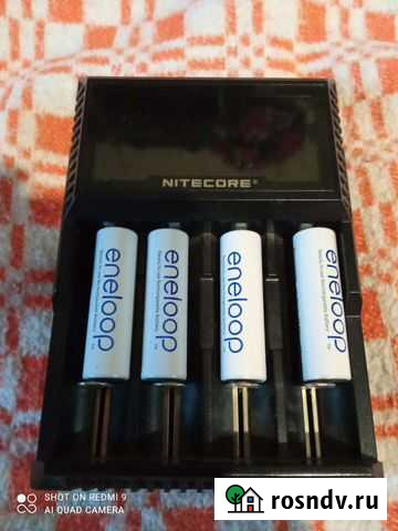 Умное зарядное устройство с аккумуляторами Panason Омск - изображение 1