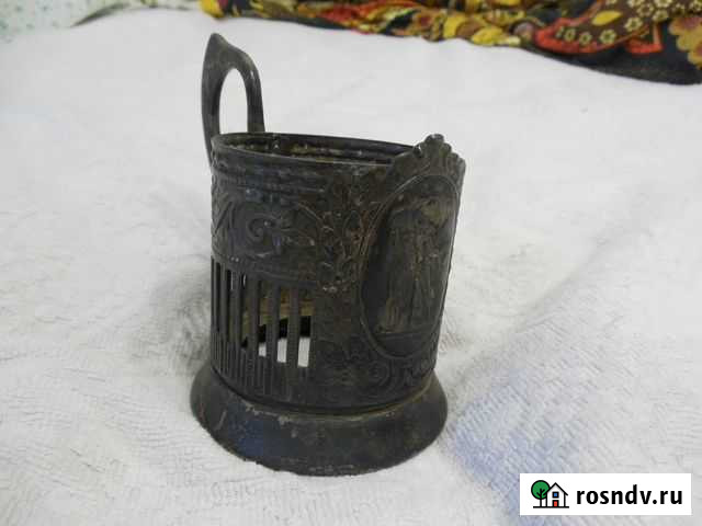 Антикварный подстаканник Рабочий и Колхозница Самара - изображение 1